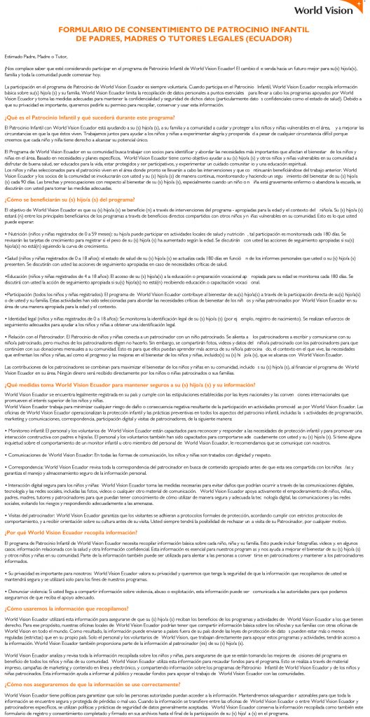 Autorización de ingreso