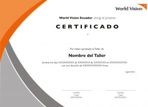 Certificado editable de Aprobación