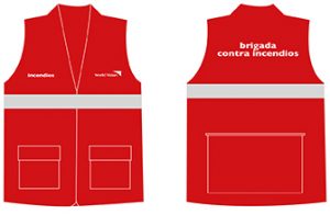 ERR Brigada Incendios. Voluntarios. Chaleco rojo