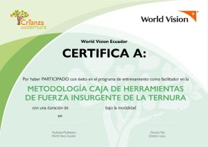 Test. Metodología. Certificado de participación