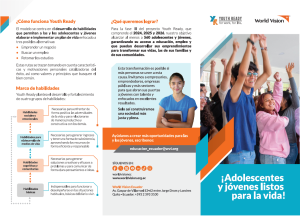 Youth Ready. Tríptico