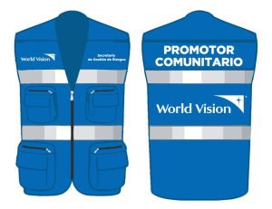 ERR Promotor Comunitario SNGRE. Chaleco Azul