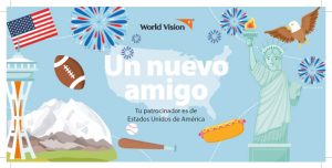 Tarjeta de Bienvenida USA