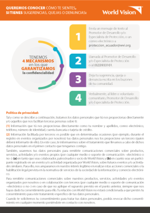 Cuaderno de Bienvenida de Patrocinio