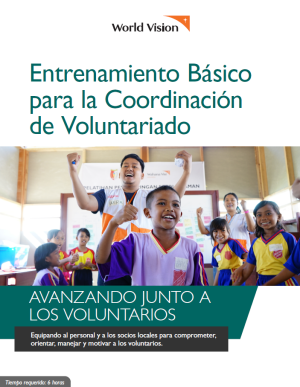 Entrenamiento básico para la coordinación de voluntariado