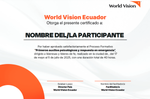Certificado de aprobación