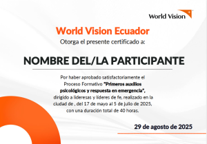 Certificado de Aprobación
